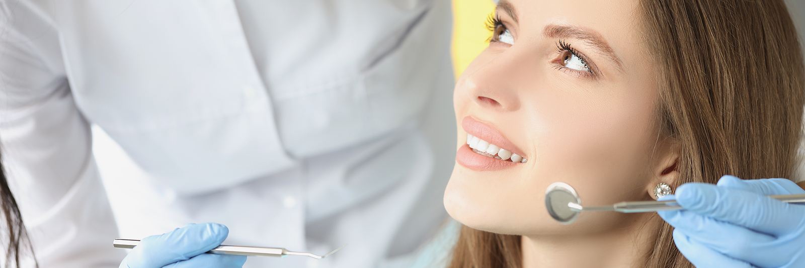 Female dental assistant student training at Midwest Institute