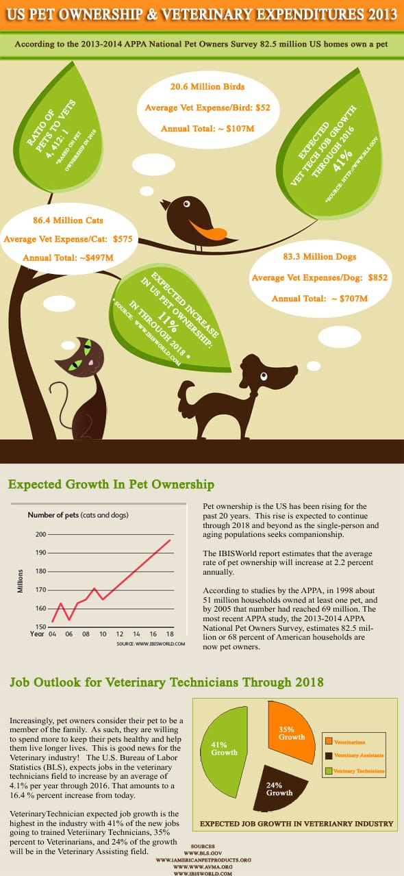 Vet tech jobs have a positive outlook based on trends in pet ownership. Learn more about vet tech job growth in Missouri. 